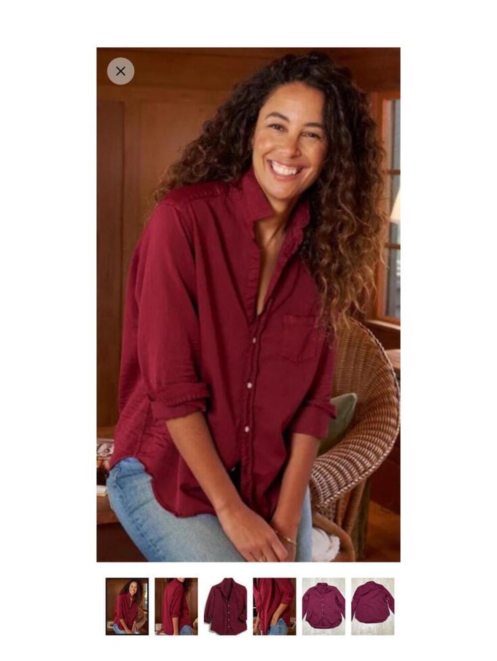Frank & Eileen Relaxed Button up Barry Shirt small